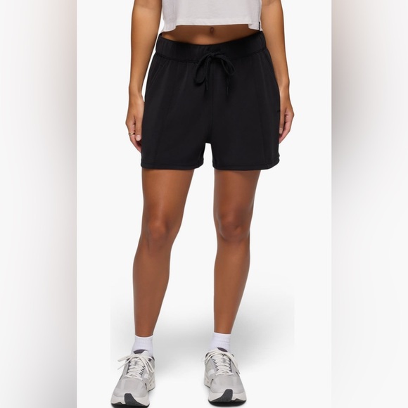 NWT PrAna Shea High Rise Short in Black Size L - Picture 1 of 12